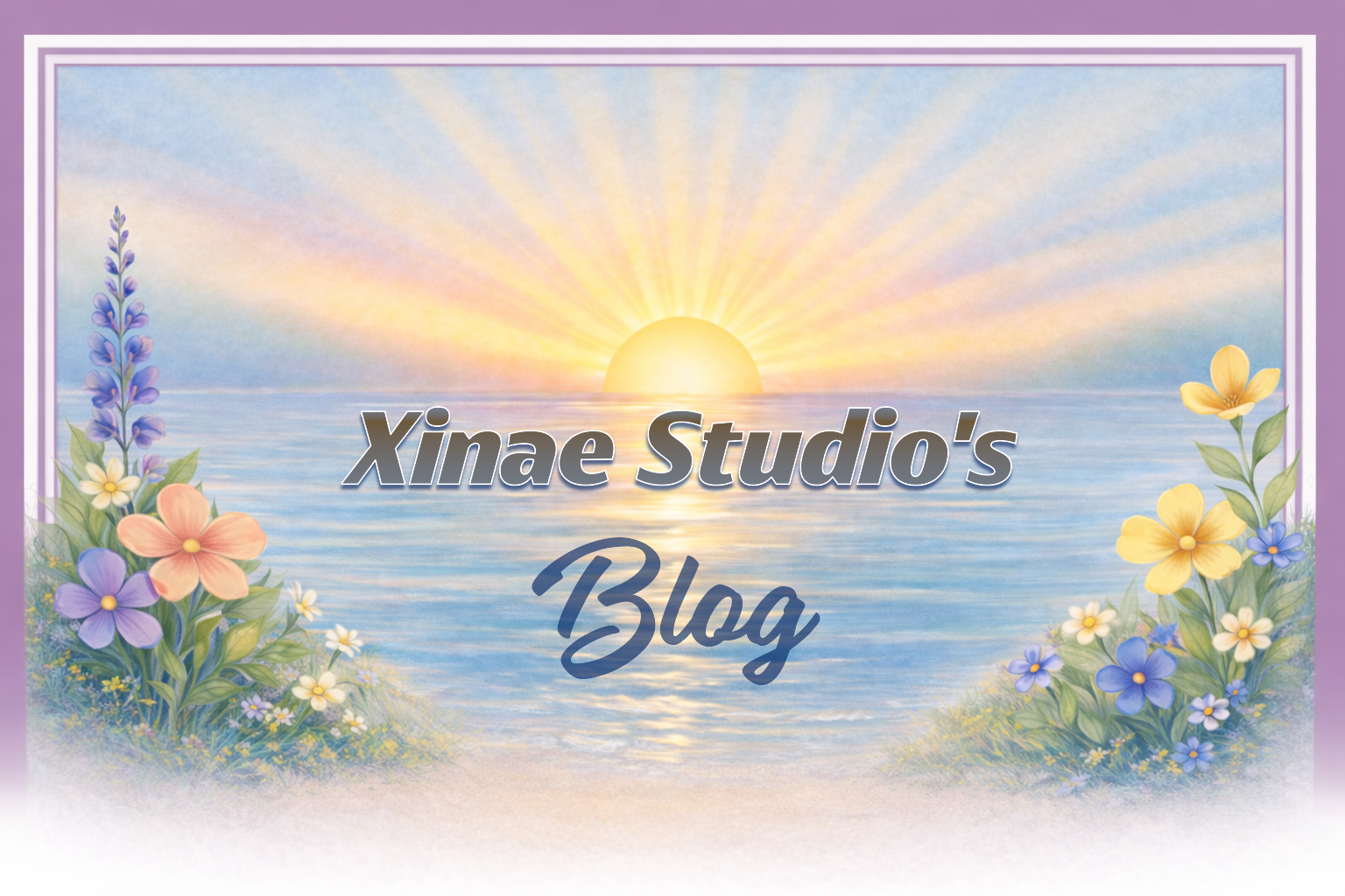 Xinae Studios Blog banner